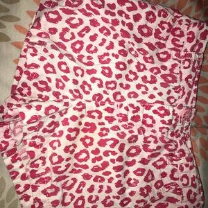 Cheetah pink print shorts